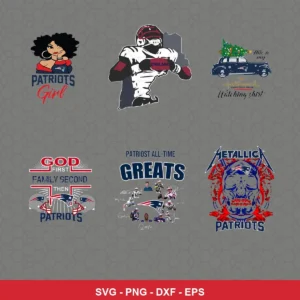 modern cartoon Patriots player SVG expressing team pride featuring patriots girl for Cricut and Silhouette