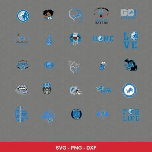 modern cartoon Lions player SVG expressing team pride for Cricut and Silhouette