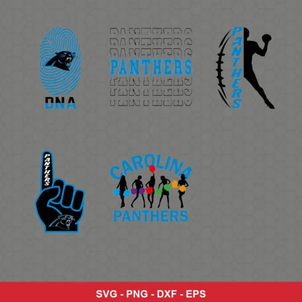 modern Panthers player SVG expressing team pride featuring panther logo for Cricut and Silhouette