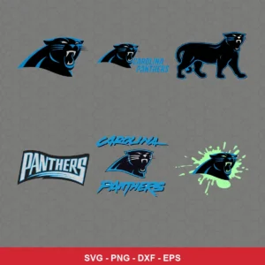 modern Panthers player SVG expressing team pride featuring panther logo for Cricut and Silhouette