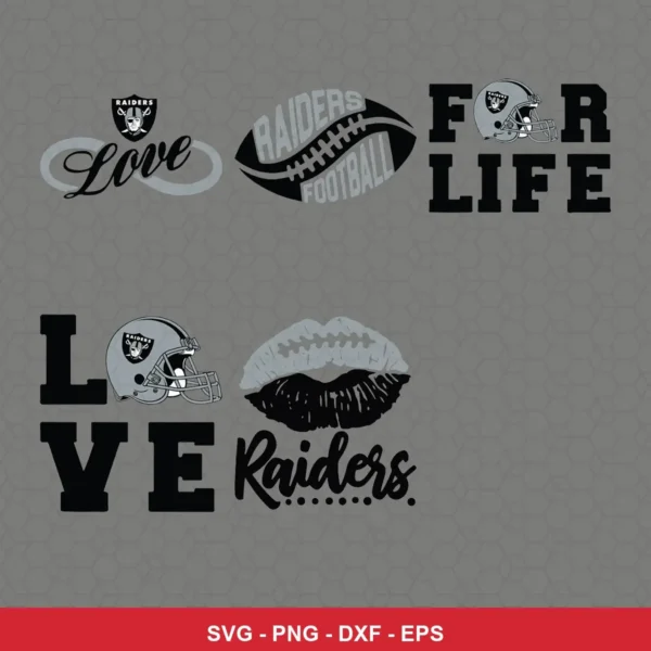 modern Raiders player SVG expressing team pride featuring raiders logo for Cricut and Silhouette