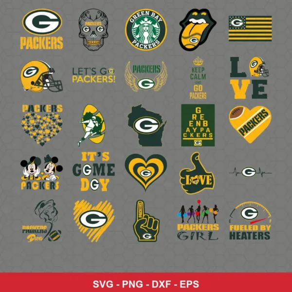 cartoon Packers player SVG expressing team spirit featuring packers helmet for Cricut and Silhouette