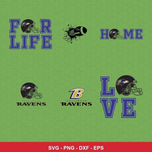 modern Ravens player SVG expressing team pride for Cricut and Silhouette
