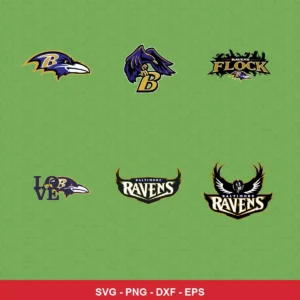modern Ravens player SVG expressing none featuring ravens logo for Cricut and Silhouette