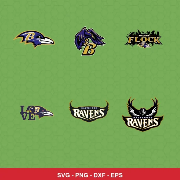 modern Ravens player SVG expressing none featuring ravens logo for Cricut and Silhouette