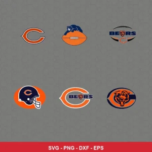 modern Bears player SVG expressing team pride for Cricut and Silhouette