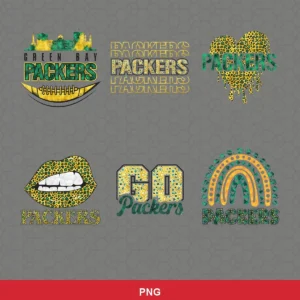 modern and playful Packers player SVG expressing team pride featuring football for Cricut and Silhouette