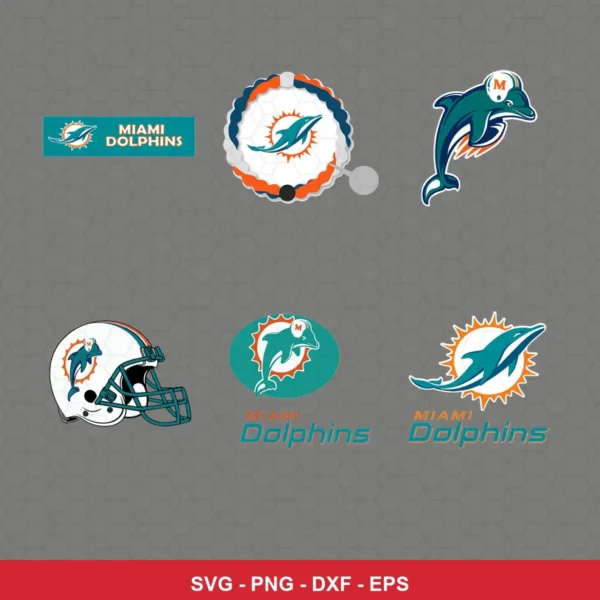 modern Dolphins player SVG expressing team pride featuring dolphin logo for Cricut and Silhouette