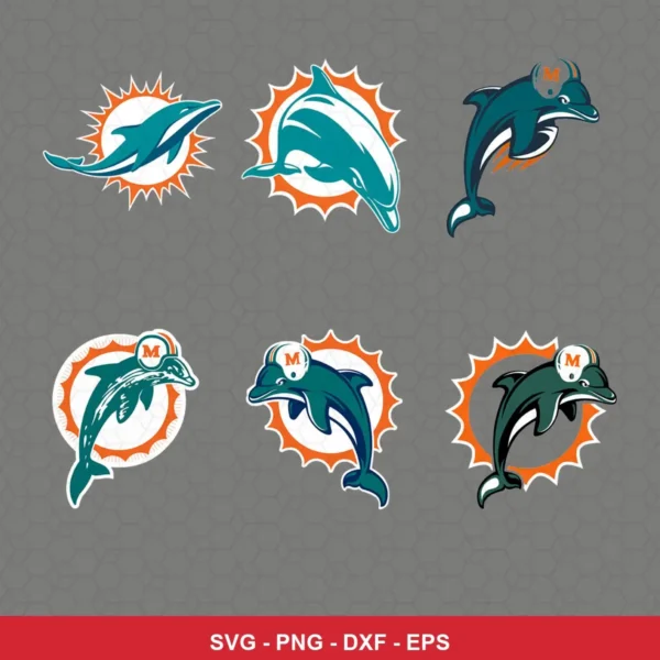 modern and cartoonish Dolphins player SVG expressing team pride for Cricut and Silhouette