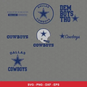 modern Cowboys player SVG expressing team pride for Cricut and Silhouette