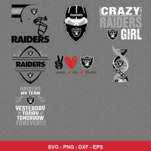 modern Raiders player SVG expressing team pride featuring raiders logo for Cricut and Silhouette