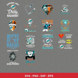 modern cartoon Dolphins player SVG expressing team pride featuring dolphins logo for Cricut and Silhouette
