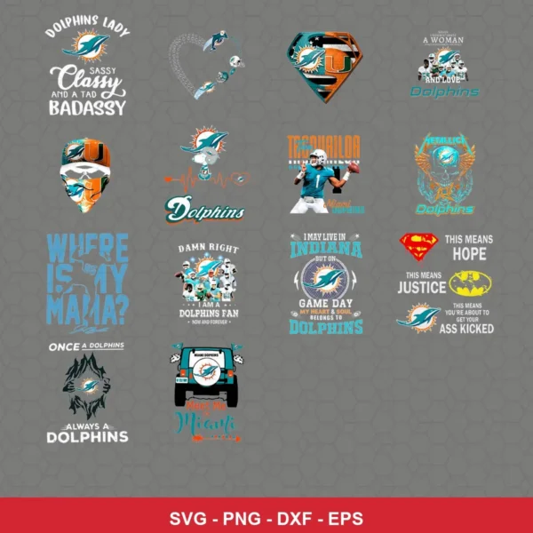 modern cartoon Dolphins player SVG expressing team pride featuring dolphins logo for Cricut and Silhouette