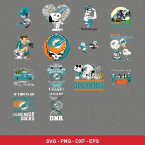 modern cartoon Dolphins player SVG expressing mockery featuring dolphins logo for Cricut and Silhouette