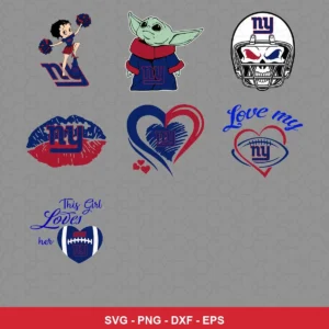 modern and playful Giants player SVG expressing team pride for Cricut and Silhouette