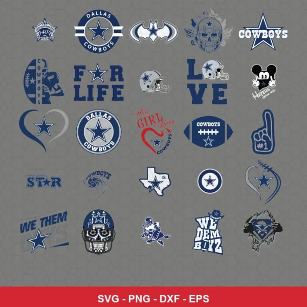 modern cartoon Cowboys player SVG expressing team pride for Cricut and Silhouette