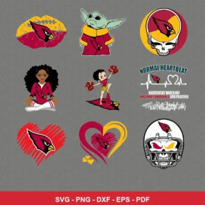 cartoon and modern with pop culture references Cardinals player SVG expressing team pride and fandom for cutting machines