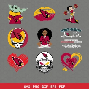 cartoon and modern with pop culture references Cardinals player SVG expressing team pride and fandom for cutting machines