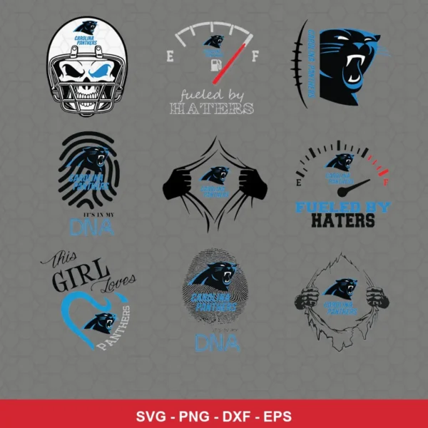 modern Panthers player SVG expressing team pride for Cricut and Silhouette