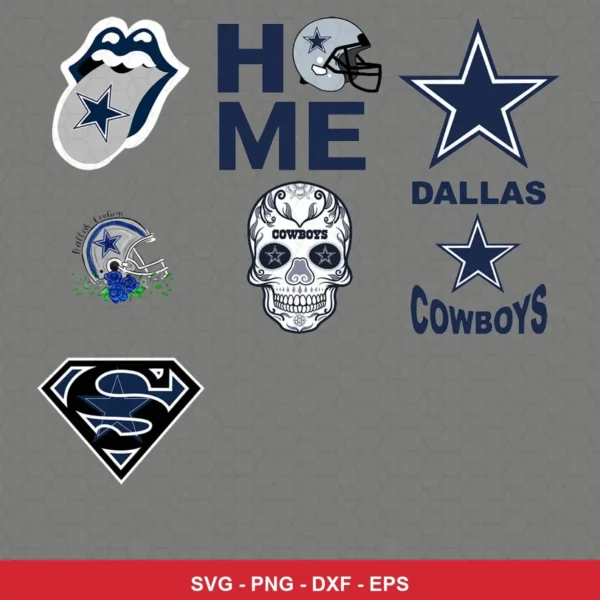 modern Cowboys player SVG expressing none for Cricut and Silhouette