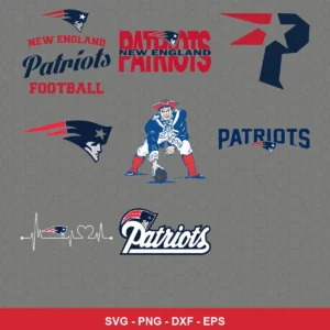 modern Patriots player SVG expressing team pride featuring patriot logo for Cricut and Silhouette