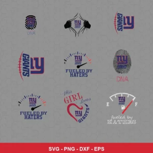 modern and playful Giants player SVG expressing team pride featuring giants logo for Cricut and Silhouette